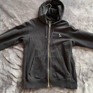 OVO Zip Up Owl Hoodie French Terry Cloth Black Gold October’s Very Own 2018 RARE